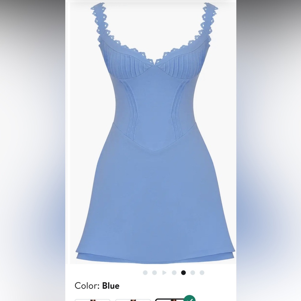 House of Cb blue mini dress - Picture 2 of 5